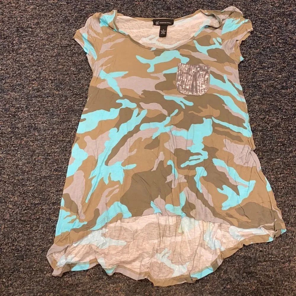 International concepts Camo High Low Top sz. M